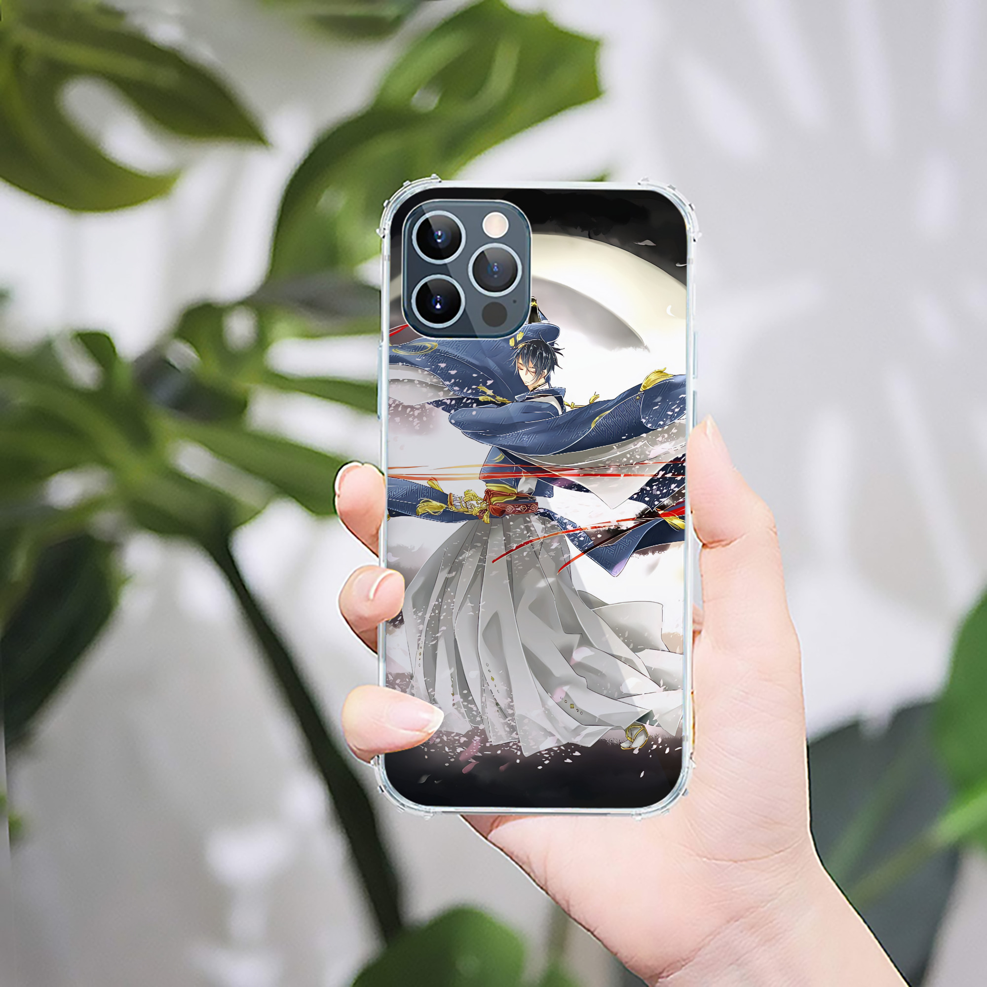 （画像用） 刀剣乱舞 Touken Ranbu 【iPhone 12シリーズ対応】透明スマホケース（クリアソフトケース）